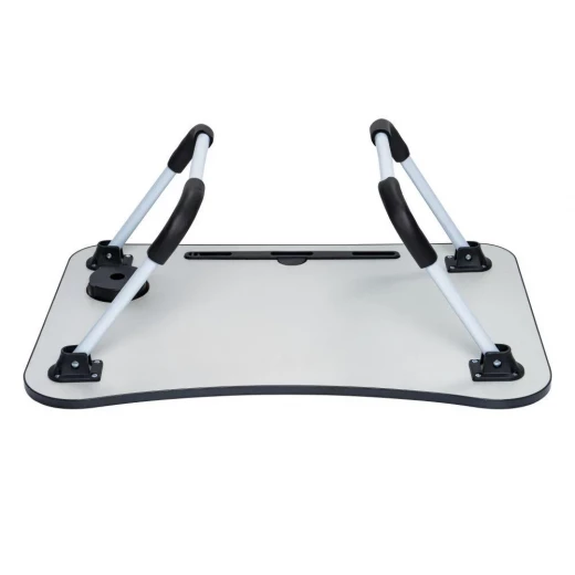 Atad Foldable Wooden Portable Table 40×60 cm – Grey – Weather-Resistant & Easy to Carry - Atad - Image 4