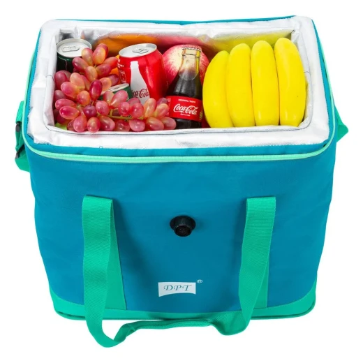 ATAD 30L Foldable Insulated Cooler Bag – Triple-Layer Thermal Defense with Aluminum Foil & Water-Resistant 600D Oxford Fabric (41 x 26 x 43.5 cm) (Green Color) - Atad - Image 6