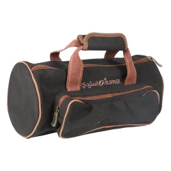 ATAD Washable Heavy-Duty Canvas Tool Bag for Vehicles & Workshops – Multi-Compartment Storage with Water-Resistant Cotton Strap (40 x 21.5 x 19 cm) Black Color