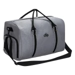 ATAD Classic Travel Duffel Garment Bag – Water-Resistant 600D Oxford Fabric with PVC Coating, Shoulder Strap & Dual Handles (49 x 27 x 30 cm) Slate Grey - Atad