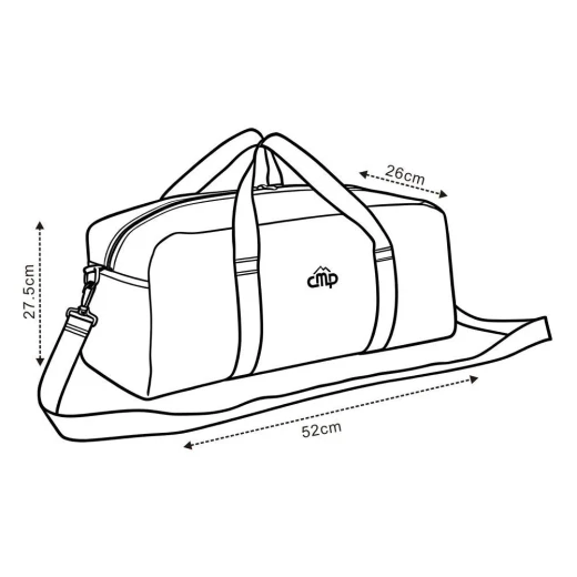 ATAD Light Travel Duffel Garment Bag – Water-Resistant 600D Oxford Fabric with PVC Coating, Shoulder Strap & Dual Handles (52 x 26 x 27.5 cm)  - Atad - Image 4