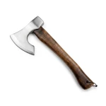 ATAD Classic Hand Chopping Hatchet – Forged Carbon Steel Head with Premium Ergonomic Wooden Handle for Camping, Wood Splitting & Wilderness Survival - Atad