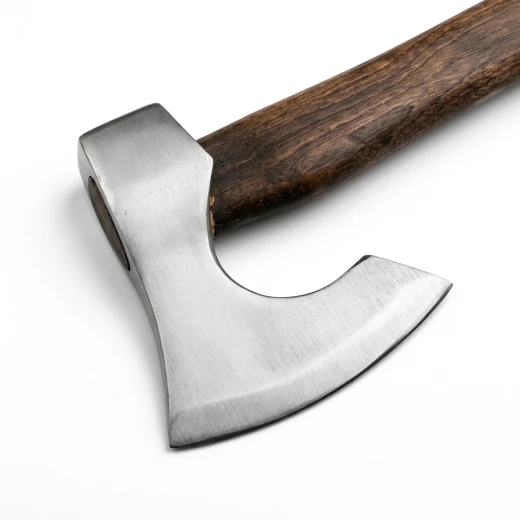 ATAD Classic Hand Chopping Hatchet – Forged Carbon Steel Head with Premium Ergonomic Wooden Handle for Camping, Wood Splitting & Wilderness Survival - Atad - Image 3