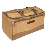 ATAD Al-Rahala Tea & Coffee Bag – Protective Water-Resistant 600D Oxford Fabric with PVC Lining (45 x 23 x 27 cm) for Thermos & Coffee Sets (Khaki Color)