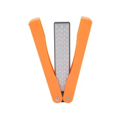 Atad Foldable Crystal Manual Knife Sharpener – Dual-Sided Safe & Comfortable Sharpening Tool