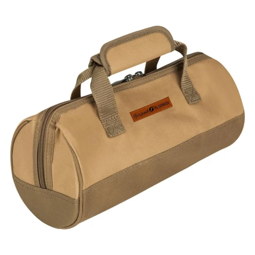 ATAD Compact Heavy-Duty Tool Bag for Emergency Kits – Double Oxford Fabric with Waterproof Nylon Lining, PVC Tarpaulin & Rust-Proof Zinc Zipper (31.5 x 13 x 13 cm) (200g Weight - Khaki Color) ATAD Compact Heavy-Duty Tool Bag for Emergency Kits – Double Oxford Fabric with Waterproof Nylon Lining, PVC Tarpaulin & Rust-Proof Zinc Zipper (31.5 x 13 x 13 cm) (200g Weight - Khaki Color)