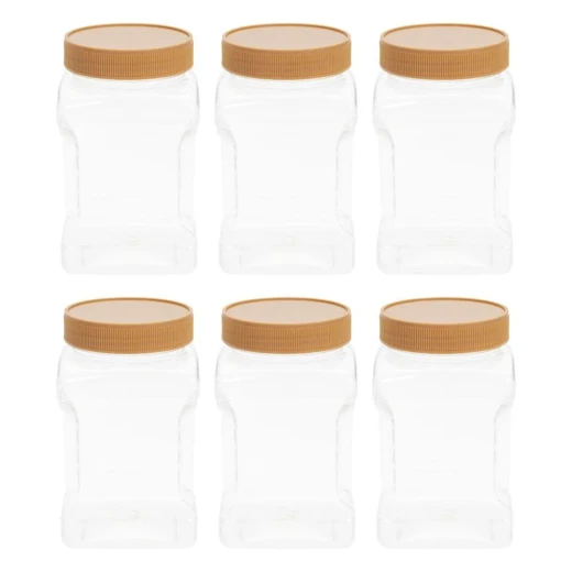 ATAD 6-Piece Large Capacity Travel Spice Jar Set with Khaki Waterproof Oxford Bag – Heavy-Duty Overlanding & Group Camping Seasoning Organizer  - Atad - Image 5