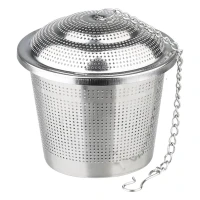 ATAD Large 6.5 x 6 cm 304 Stainless Steel Spherical Tea Infuser – High-Capacity Mesh Ball Strainer with Secure Twist-Lock Lid for Pots