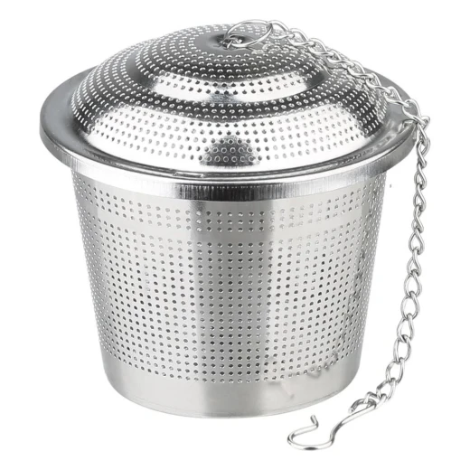 ATAD Large 6.5 x 6 cm 304 Stainless Steel Spherical Tea Infuser – High-Capacity Mesh Ball Strainer with Secure Twist-Lock Lid for Pots ATAD Large 6.5 x 6 cm 304 Stainless Steel Spherical Tea Infuser – High-Capacity Mesh Ball Strainer with Secure Twist-Lock Lid for Pots