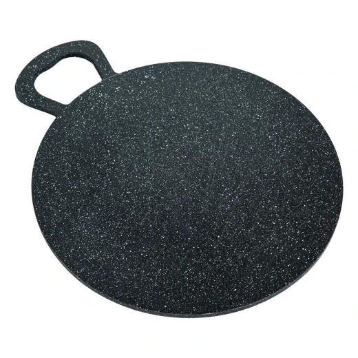 ATAD 35cm Cast Aluminum BBQ Griddle & Baking Plate with Non-Stick Ceramic Coating (Black) – Heavy-Duty Wide Surface for Grilling Meats, Vegetables, and Bread in Camps & Kitchens ATAD 35cm Cast Aluminum BBQ Griddle & Baking Plate with Non-Stick Ceramic Coating (Black) – Heavy-Duty Wide Surface for Grilling Meats, Vegetables, and Bread in Camps & Kitchens