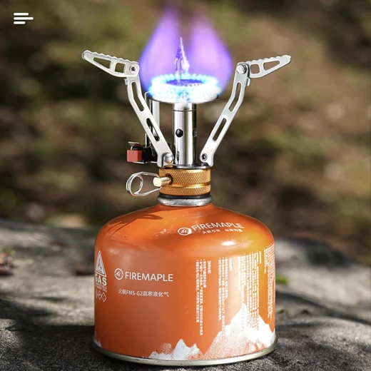 ATAD 2.5 kW Portable Camping Gas Stove with Carrying Case – Compact Aluminum & Stainless Steel Burner (14x8.8 cm) for Outdoor Cooking & Desert Expeditions - Atad - Image 2