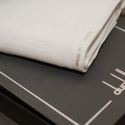 DUNHILL Premium White Cotton Shemagh, Size 55 – 100% Pure Cotton Elegant Traditional Headscarf - Dunhill - Image 5