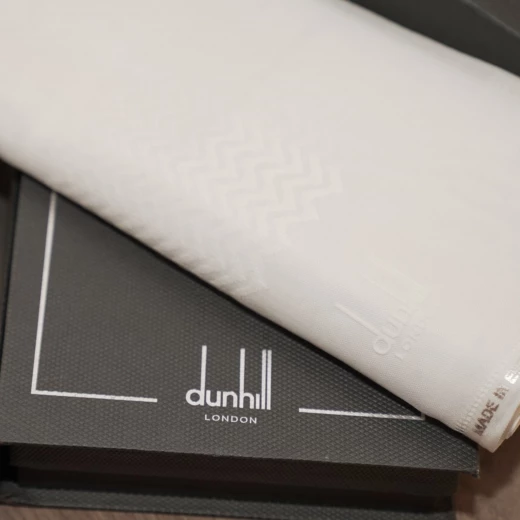 DUNHILL Premium White Cotton Shemagh, Size 55 – 100% Pure Cotton Elegant Traditional Headscarf - Dunhill - Image 4