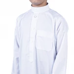 ثوب ولادي باللون الأبيض، مقاس 36 - بتصميم كلاسيكي أنيق من مدراز - مدراز