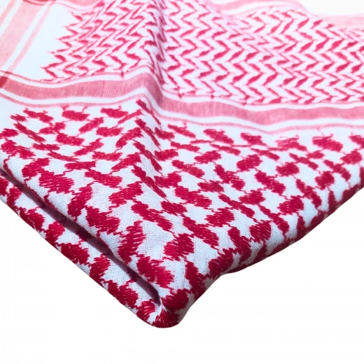 MIDRAZ Jordanian Boys’ Red Shemagh – Traditional Pattern with Premium Soft Fabric - Midraz - Image 2