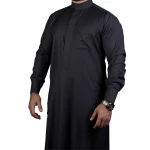 MIDRAZ Plain Grey Thobe, Size (L) – Soft, Comfortable Fabric, Elegant Minimalist Design - Midraz