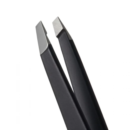 Browgame Cosmetics Precision Slanted Tweezer Blackout for Eyebrow Hair Removal Professional Makeup Kit - Browgame cosmetics - Image 3