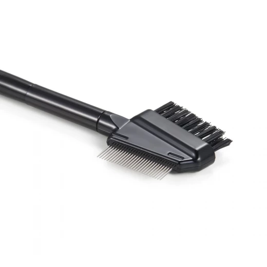 Browgame Cosmetics Dual Ended Brow Brush: Shape, Blend, and Groom Brows and Lashes Makeup Tool Browgame Cosmetics Dual Ended Brow Brush: Shape, Blend, and Groom Brows and Lashes Makeup Tool