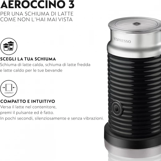 Nespresso Aeroccino 3 Milk Frother Black - Nespresso - Image 8