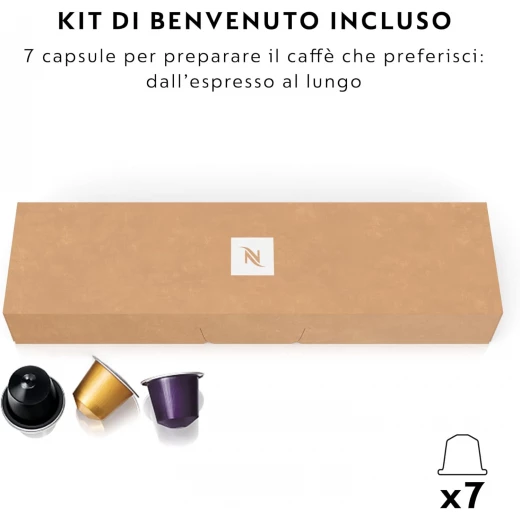 Nespresso Essenza Mini D30 Coffee Machine, Red | Includes Free Welcome Set of 7 Capsules  - Nespresso - Image 7