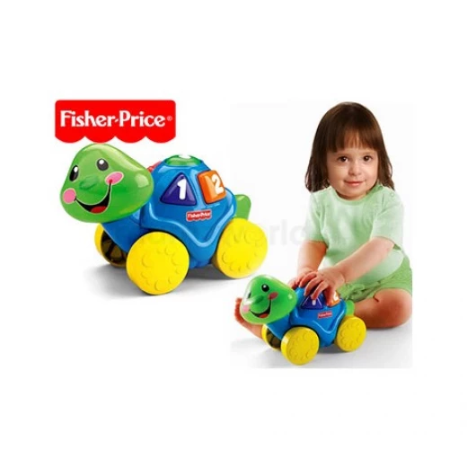 Fisher-Price Laugh & Learn Roll-Along Turtle Arabic Learning Toy - فيشر برايس - Image 3