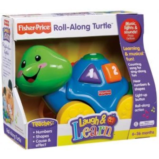 Fisher-Price Laugh & Learn Roll-Along Turtle Arabic Learning Toy - فيشر برايس - Image 2