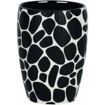 Spirella Darwin Pebble Tooth Mug Black Stone Design, Ceramic, Stylish & Durable, 10.5 x 7.5 cm, Modern Bathroom Cup - Spirella