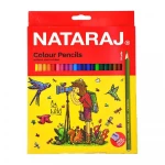 Nataraj Jumbo Color Pencils, 12 Pack, Long-Lasting, Vibrant Colors, Easy Blending for Smooth Transitions & Shading, Durable for Drawing, Lettering, & Art Projects - Nataraj