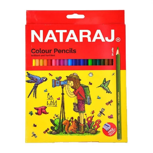 Nataraj Jumbo Color Pencils, 12 Pack, Long-Lasting, Vibrant Colors, Easy Blending for Smooth Transitions & Shading, Durable for Drawing, Lettering, & Art Projects Nataraj Jumbo Color Pencils, 12 Pack, Long-Lasting, Vibrant Colors, Easy Blending for Smooth Transitions & Shading, Durable for Drawing, Lettering, & Art Projects
