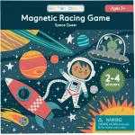 Stephen Joseph, Magnetic Racing Game, Multi-Player Travel Game with Dice – Fun Game for Road Trip, Ideal for Ages 3+ – Travel Game for Kids with Travel Tin, Space - Stephen Joseph