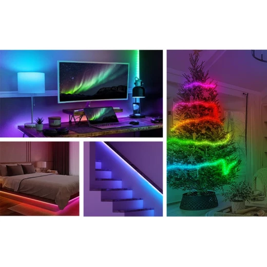 مصابيح شريط LED الذكية SONOFF L3 Pro RGBIC بطول 5 متر/16.4 قدم - سونوف - Image 6