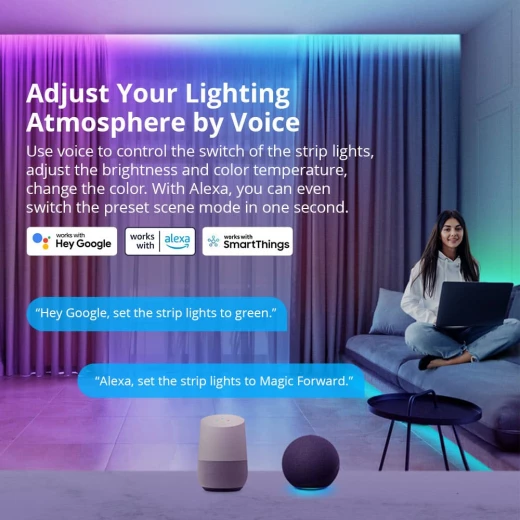 مصابيح شريط LED الذكية SONOFF L3 Pro RGBIC بطول 5 متر/16.4 قدم - سونوف - Image 8