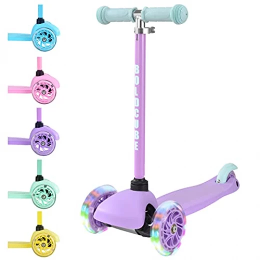 Bold Cube Pastel Coloured 3 Wheel Tri Scooter  Ultra Lightweight 1.8kg Ages 2 - 6 Years Old - Bold cube - Image 3