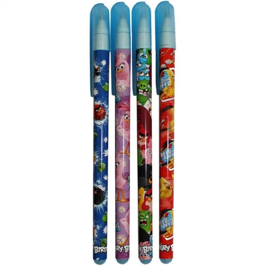 Inkology Angry Birds Pens Set of 4 - Fun School Supplies for Kids and Students - Inkology - Image 2