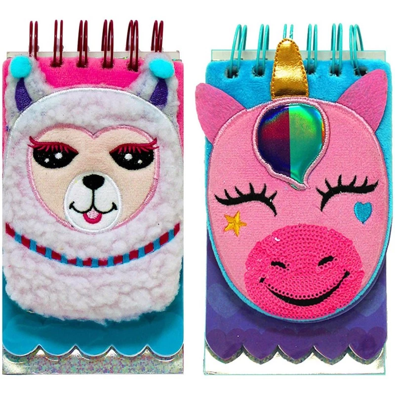 Inkology Llama & Unicorn Memo Pad – Cute School Supplies for Girls and Kids - Inkology
