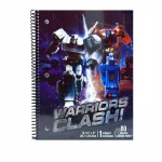 Inkology Transformers Spiral Notebook – 80 Sheets, Fun School Supplies for Boys and Kids - Inkology