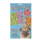 Inkology Doug the Pug Sticker Pad – Fun and Cute School Supplies for Kids and Dog Fans - Inkology