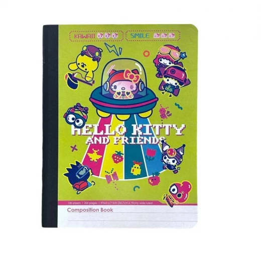 Inkology Hello Kitty Composition Book – 100 Sheets, School Notebook for Girls & Kids - Inkology - Image 3
