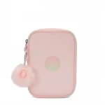Kipling Large Pencil Case, Blush Metallic, Holds Up to 100 Pens, School & Office Supplies 21 x 5 x 15 cm - Kipling