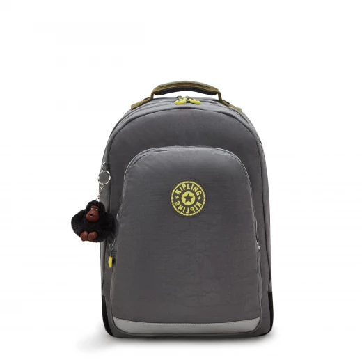 Kipling Class Room Large Backpack with Laptop Compartment – Back to Grey, Size 43 × 29 × 24 cm – Spacious, Durable & Stylish, Perfect for School and Work Kipling Class Room Large Backpack with Laptop Compartment – Back to Grey, Size 43 × 29 × 24 cm – Spacious, Durable & Stylish, Perfect for School and Work