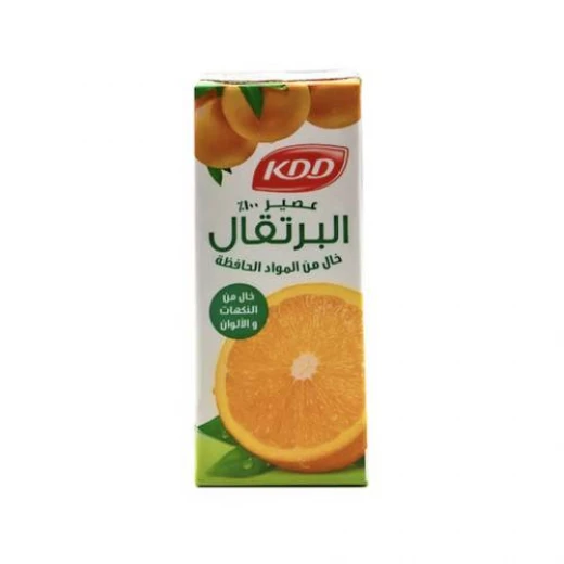عصير برتقال 180 مل، مشروب فواكه لذيذ ومنعش مصنوع من البرتقال الطبيعي، غني بالعناصر الغذائية ومناسب لجميع الأعمار من كي دي دي عصير برتقال 180 مل، مشروب فواكه لذيذ ومنعش مصنوع من البرتقال الطبيعي، غني بالعناصر الغذائية ومناسب لجميع الأعمار من كي دي دي