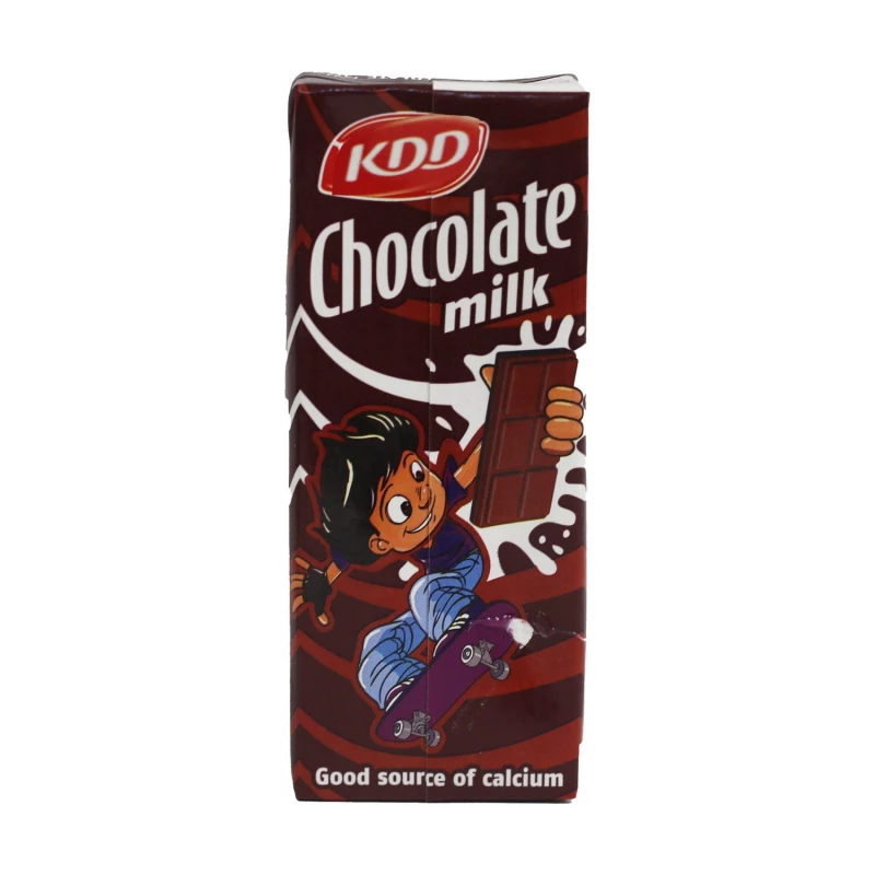 KDD Chocolate Flavoured Milk 180ml, Delicious and Nutritious Drink, Smooth and Creamy Taste, Perfect Refreshing Beverage for All Ages - KDD
