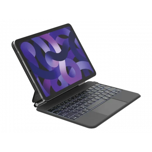 حافظة لوحة مفاتيح Belkin Connect Pro لجهاز iPad Pro 11" (M4) - بلوتوث، بإضاءة خلفية