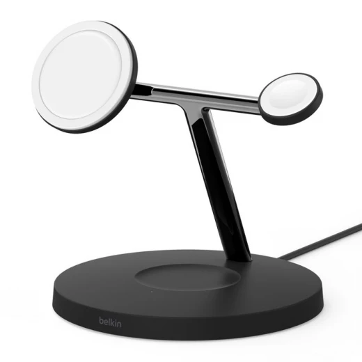شاحن بيلكن اللاسلكي 3 في 1 مع MagSafe لأجهزة iPhone و Apple Watch و AirPods - بيلكين - Image 2