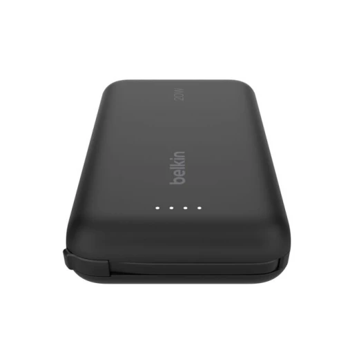 باور بانك بيلكين BoostCharge بسعة 10000 مللي أمبير – PD بقوة 20 واط مع كابل USB-C مدمج ومنفذ USB-C – أسود - بيلكين - Image 10
