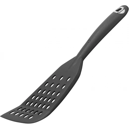 Pedrini One Piece Turner - Nylon with Chrome Plated Insert for Easy Cooking Pedrini One Piece Turner - Nylon with Chrome Plated Insert for Easy Cooking