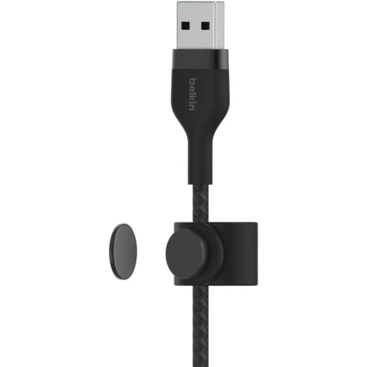 كابل Belkin BoostCharge Pro Flex بطول 10 أقدام مضفر Lightning لجهاز iPhone 14/13 - شحن سريع - بيلكين - Image 4