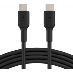 كيبل بيلكين BoostCharge USB-C إلى USB-C (1 متر/3.3 قدم) - شحن سريع ونقل بيانات لأجهزة iPhone و Samsung والمزيد - بيلكين