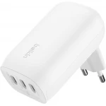 شاحن Belkin BoostCharge USB-C بقوة 67 واط بثلاثة منافذ لأجهزة iPhone 17 و MacBook Pro و Galaxy - أبيض - بيلكين