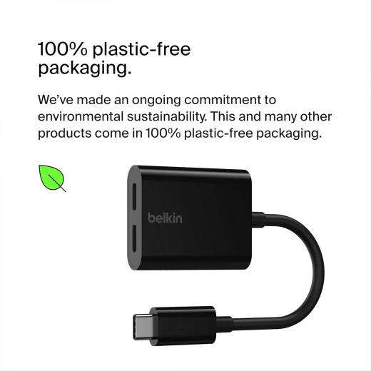 محوّل بيلكين كونكت للصوت والشحن عبر USB-C – يدعم الشحن السريع حتى 60 واط - بيلكين - Image 4